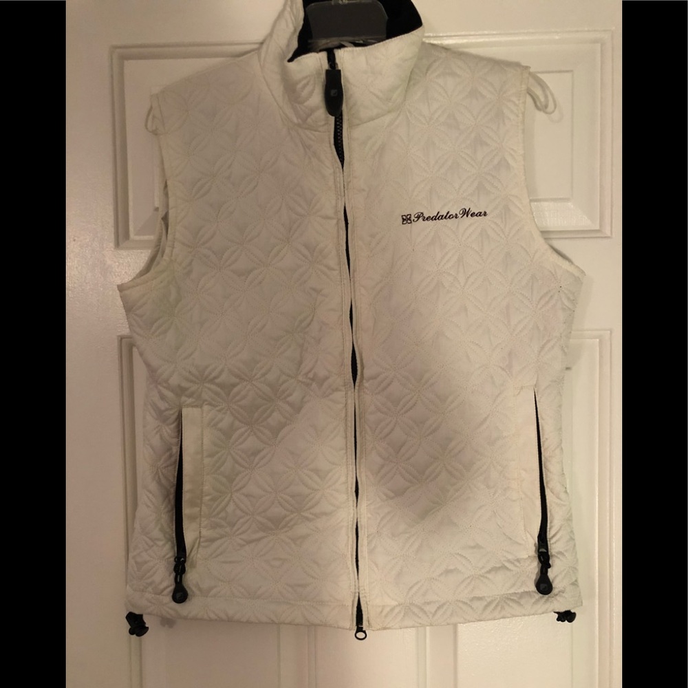 Pale lime green vest